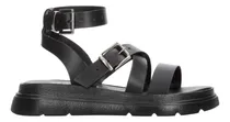 Comprar Sandalias Dama Negro Gosh Casual Plataforma 4cm Para Mujer