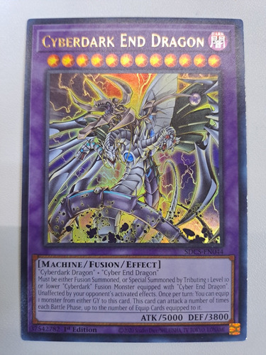 Cyberdark End Dragon Sdcs-en044 Ultra Rare Yugioh 