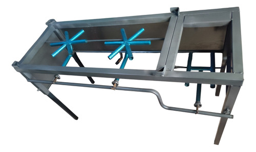 Comal 1 Metro X 50 Cm Y Freidora Desmontable Gris