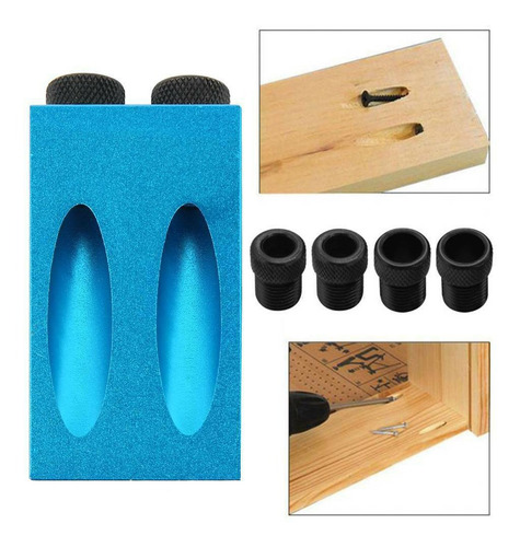 Juego De Guías De Taladro De Bolsillo Para Carpintería (34 U