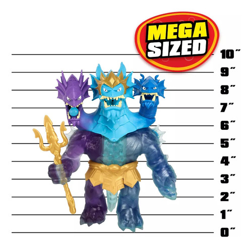 Heroes Of Goo Jit Zu King Hydra Deep Go Sea Figura 3 En 1
