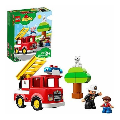 Bloques De Construccion Lego Duplo Town Fire Truck 10901, 2