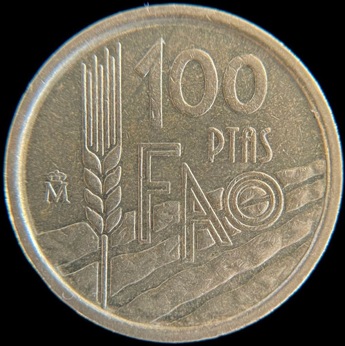 España, 100 Pesetas, 1995. Juan Carlos I. Fao. Xf