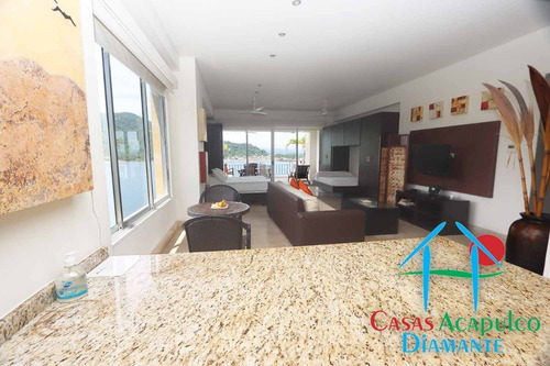 Imagen 13 de 30 de Cad Vista Real Portonovo N 23. Terraza Frontal Con Vista A La Bahía De Puerto Marqués