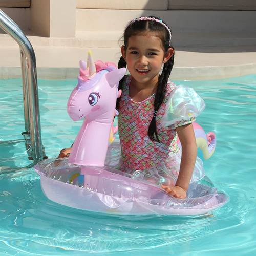 Flotador De Natación Para Bebé Seguro Inflable Y Divertido P