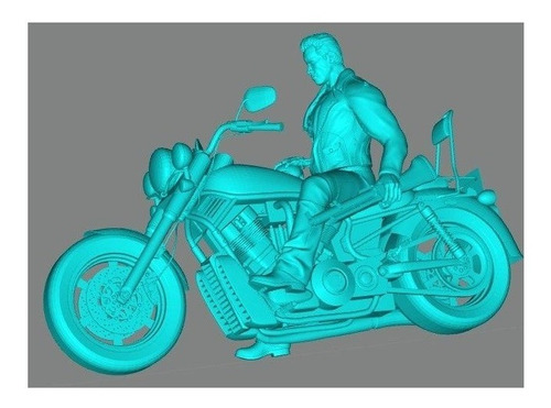  Archivo Stl Impresión 3d - Terminator Bike