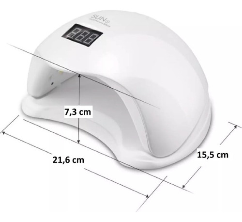 Imagen 9 de 9 de Lampara Led Uv Secador Uv Lampara Manicure Secador Uñas 48w