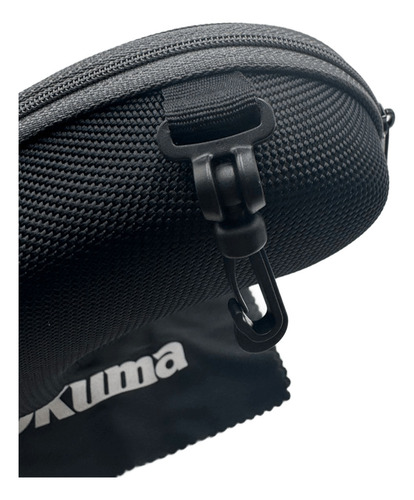 Lentes De Pesca Okuma Polarizado Marrón Filtro Uv Deportivo Lente Marrón Claro Varilla Negro Armazón Negro Diseño Ocean