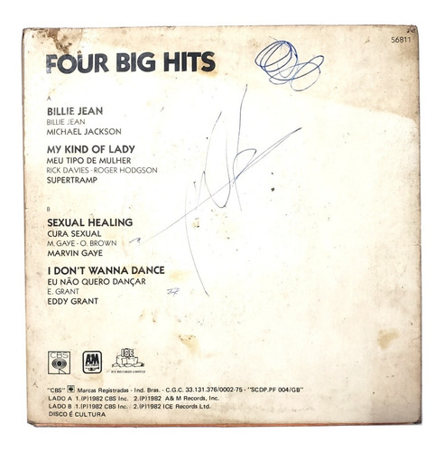 Lp Four Big Hits (7 Polegadas) (Usado)