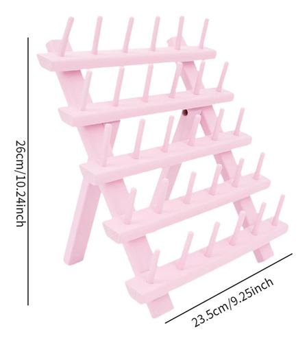 Soporte De Madera Para Conos De Hilo De Coser, Soporte Para