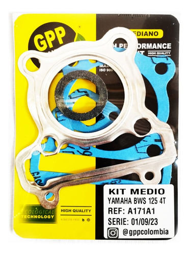 Kit Medio De Empaques Gpp Yamaha Bws 125 4t