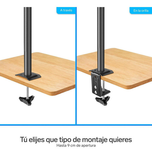Imagen 5 de 6 de Soporte Steren STV-215 de mesa para TV/Monitor de 32" negro