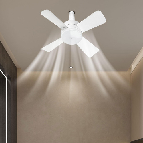 Luz De Ventilador De Soquete De 40 Cm Com Controle Remoto