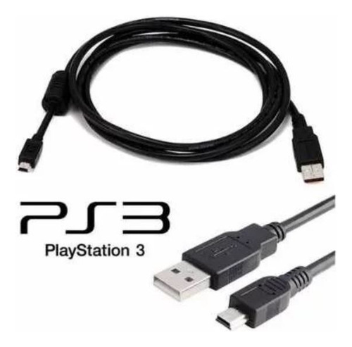 Palanca Inalambrica Ps3 + Cable De Carga Para Robot