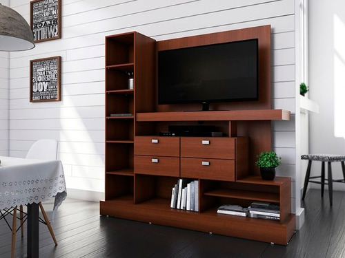 Imagen 2 de 5 de Modular Rack 126 Mueble Para Tv Led Hasta55 Bahiut Aparador
