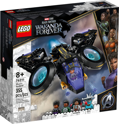 Lego Marvel - Sunbird De Shuri - Set 76211