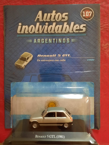 Autos Inolvidables Argentinos N107 Renault 5 Gtl