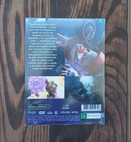 Dvd: Transformers Prime - Predacons Rising (novo/lacrado)