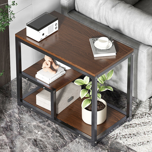Mesa De Centro Rectangular Auxiliar Modernas De Lateral