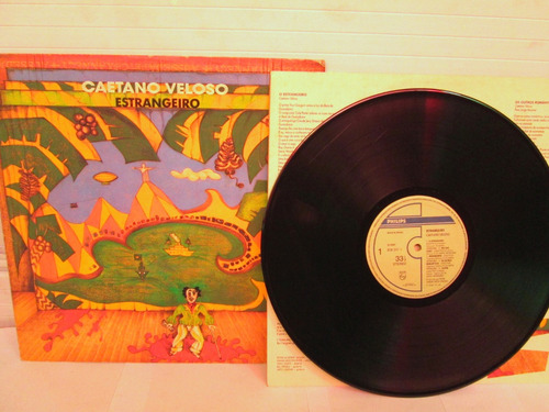 Vinil Disc - Caetano Veloso, Estrangeiro - Lp Com Encarte (Usado)