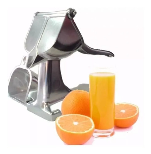 Exprimidor Saca Jugo Manual Metálico Aluminio Naranja 