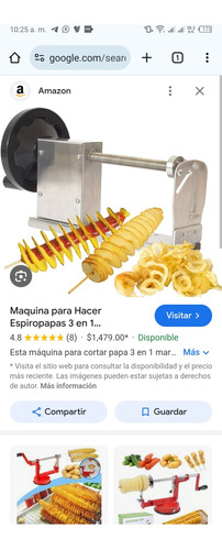 Máquina Espiropapas Papaa Crujientes 