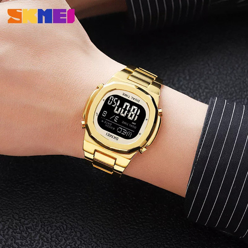 Relojes Digitales Para Hombre Skmei, Impermeables, Acero P
