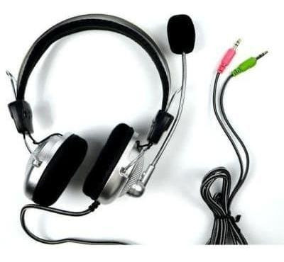 Imagem 2 de 6 de Fone De Ouvido Headset 2 Saidas P2 Computador E Notebook Pc