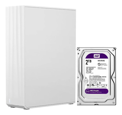 R5c Nas Ezviz Gestión Almacenamiento Doméstico 8ch Disco 2tb