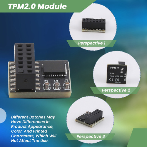 Módulo De Seguridad Tpm Tpm2.0 Para Asus Tpm Spi Parallel Tr