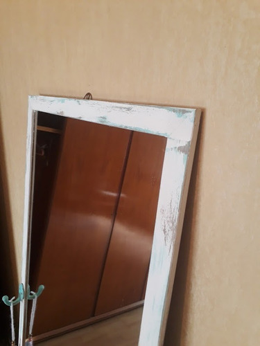 Espejo De Pared Colgante Con Perchero Vintage