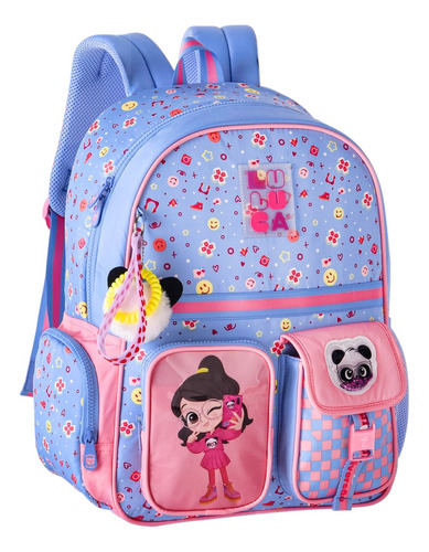 Mochila Infantil De Costas Luluca Clio Lu24615j Cor Azul