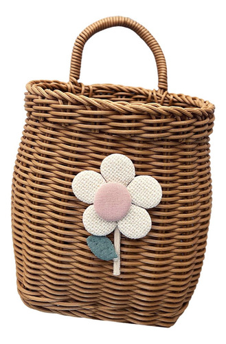 Organizador De Canasta Pequeña Cesta Colgando Cesta L Flor