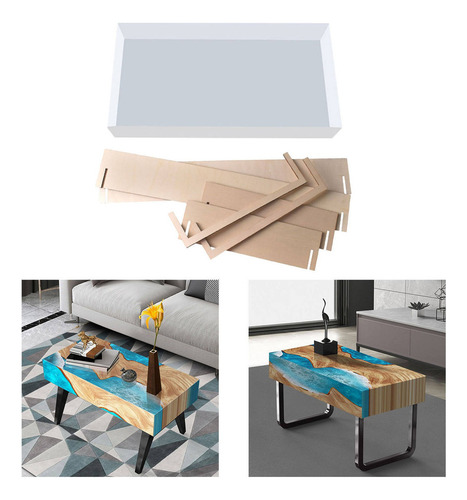 A Molde Grande De Mesa De Resina De Silicone, Molde
