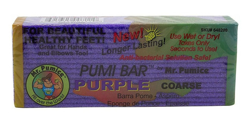 El Sr. Piedra Pómez Púrpura Pumi Bar (12-count Box) De La Vi