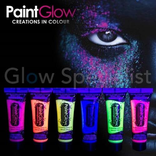 Imagen 7 de 9 de Set De 5 Pintura Party Pintucarita Neon - Paint Glow