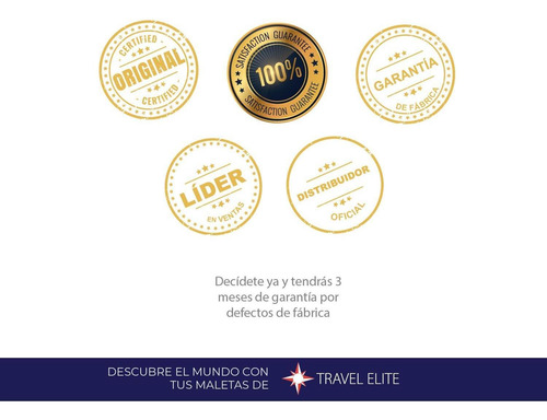 Imagen 8 de 8 de Set Kit 2 Maletas Viaje Nomad Abs Mediana Carry On 4 Ruedas