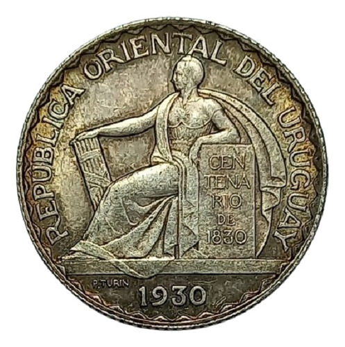 Uruguay - 20 Centesimos 1930 - Km 26 (ref 049) Constitucion