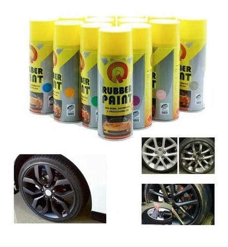 Pintura Plastica Spray Tipo Plastidip Removible Auto 