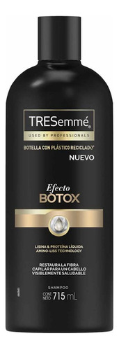 Shampoo Tresemme Efecto Botox Control De Frizz 715ml
