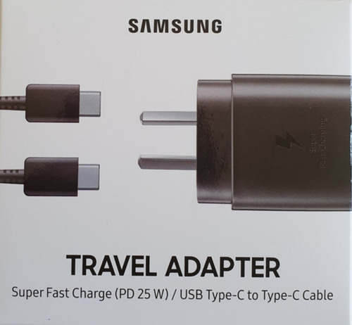 Cargador Samsung Ultra Rapido Original 25w Cable Tipo C A C