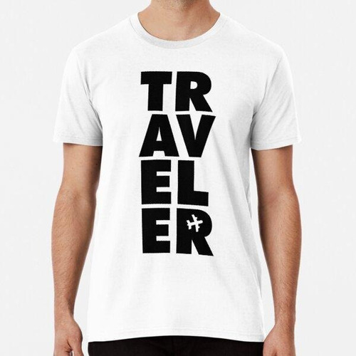 Remera Traveller Travel Holiday Backpacker Algodon Premium