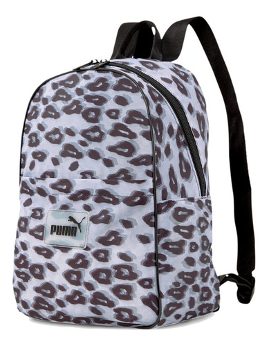 Mochila Puma Core Pop - Preto E Foral