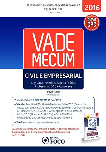 Libro Vade Mecum Civil E Empresarial Legislação Selecionada