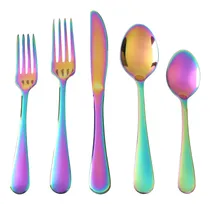 Comprar Lorena Juego Cubierto 20 Pieza Color Arcoiris Acero Apto 4