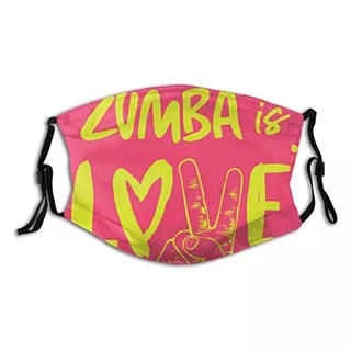 Cubierta I Love Zumba Filtros, Pañuelo Deportivo Reu...