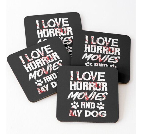 Set Posavasos Películas De Terror Terror Amantes Del Cine Fa
