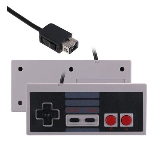 Control joystick Nintendo Classic Mini NES Controller negro y gris