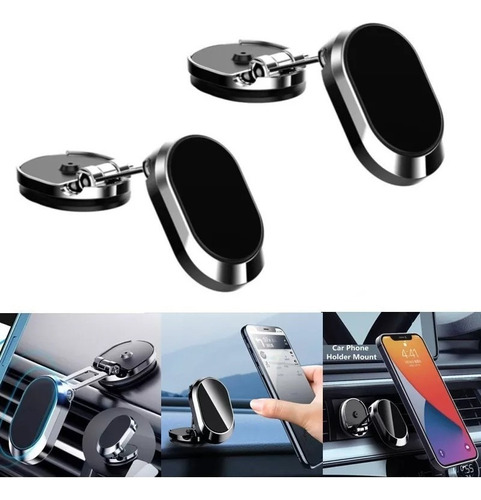 Soporte De Teléfono Celular Adhesivo Magnético Plegable