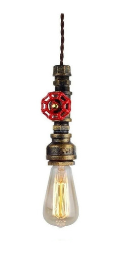 Lampara Vintage Wather Pipe-judy Lighting Estilo Retro